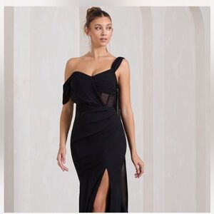 Club L London Black Maxi Dress